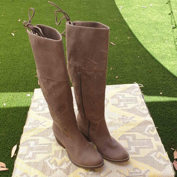 Not Rated  / Tall boots / Hermosa- Taupe #6 - Picture 4 of 8